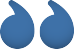 Wound Logix's blue closing quotation mark