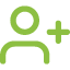 green use + icon